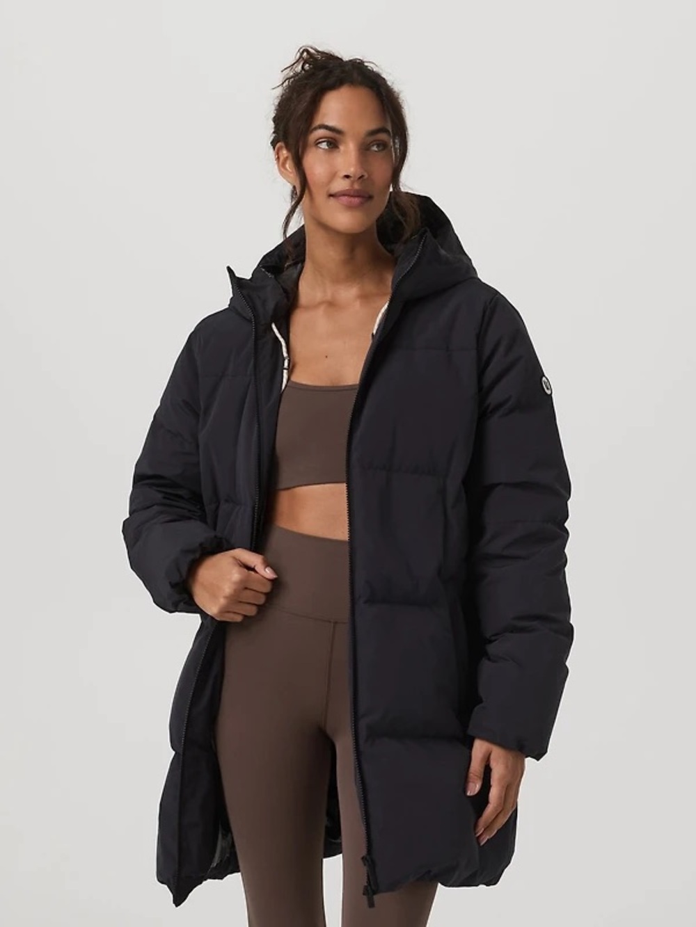 Vuori Women's Mammoth Down Parka - Black - Size Small NWOT